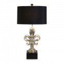 29545 Silver Fleur-De-Lis Lamp - 29545