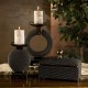 Caviar Box and Candlesticks
