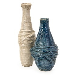 Hyland Rope Ceramic Vases - 17037-17036