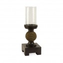 CKI Appolonia Small Candle with Glass Hurricane