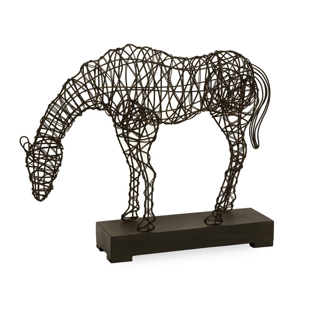 CKI Anatole Woven Horse Statuary