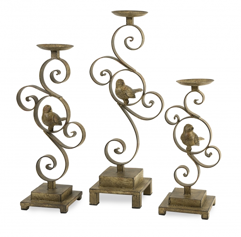 CKI Bristow Candleholders - Set of 3