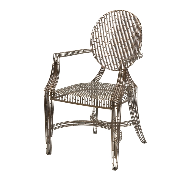 Wilkins Handcrafted Metal Arm Chair