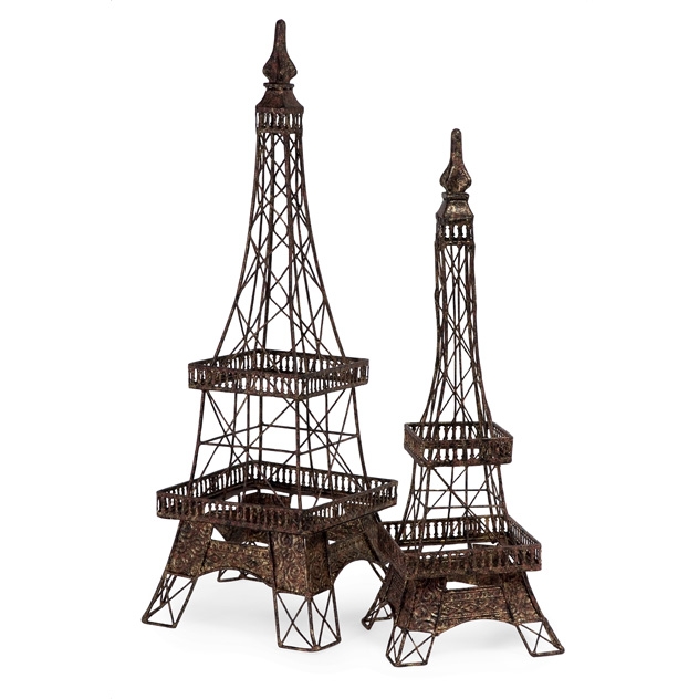 Eiffel Tower Accents - Set of 2