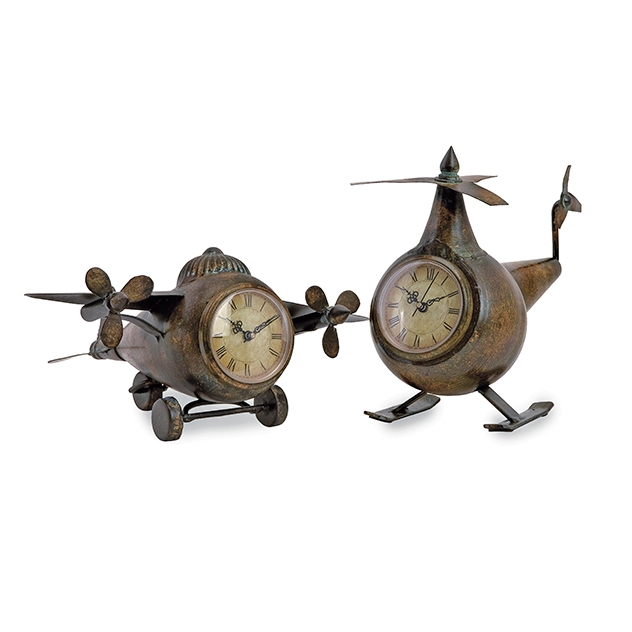 Lindbergh Aviation Clocks - Set of 2