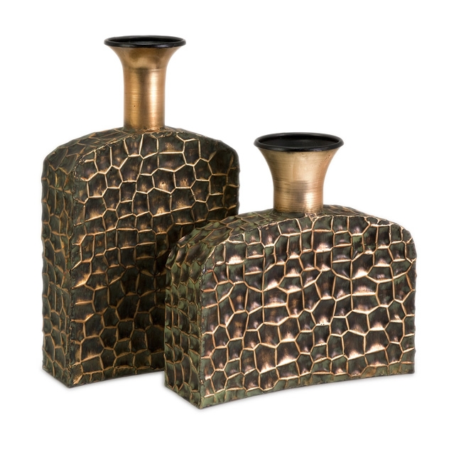Liana Reptilian Angular Bottles - Set of 2