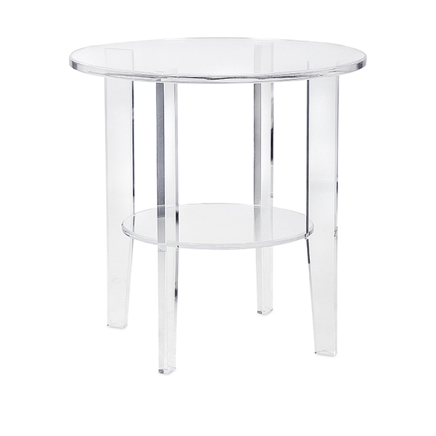 Estelle Acrylic Accent Table