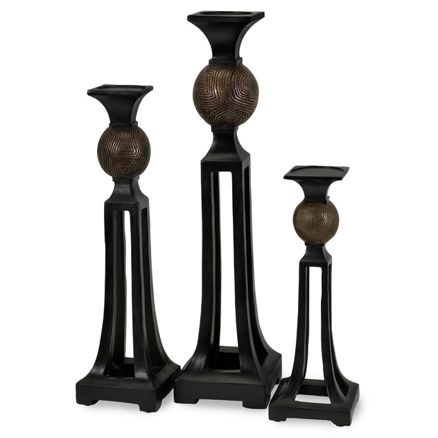 CKI Montego Candleholders - Set of 3