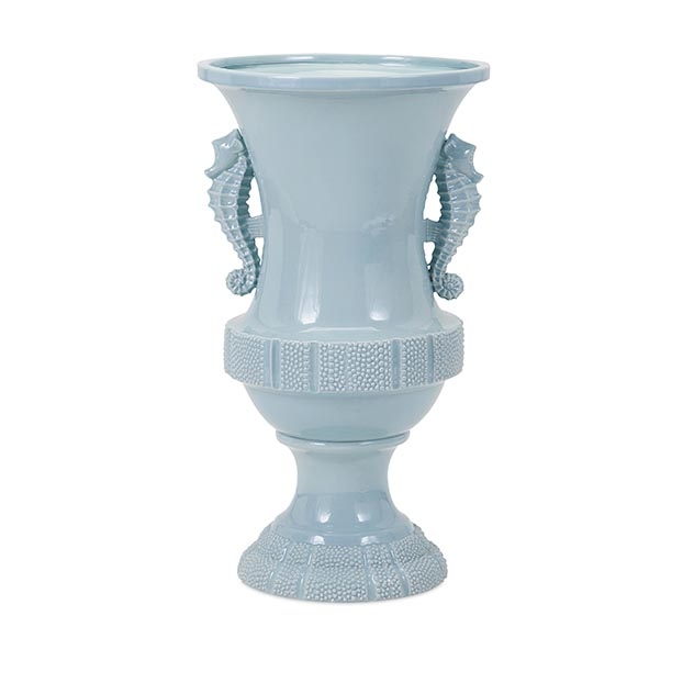 Seahorse Oversized Ceramic Urn