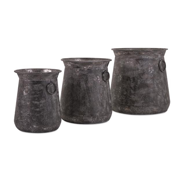 Homestead Metal Pots - Set of 3