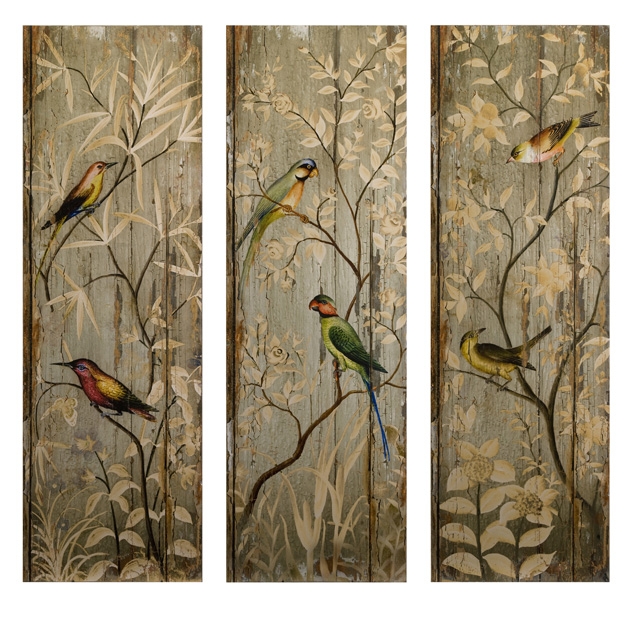 Calima Bird Wall Décor - Set of 3