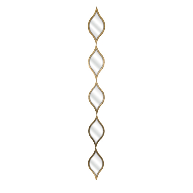 Ophelia Five Teardrops Wall Mirror
