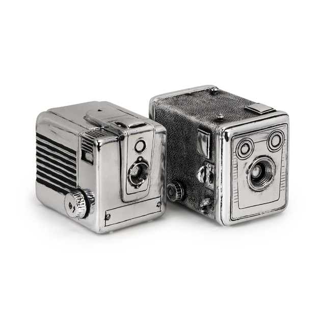 Vintage Camera Boxes - Set of 2