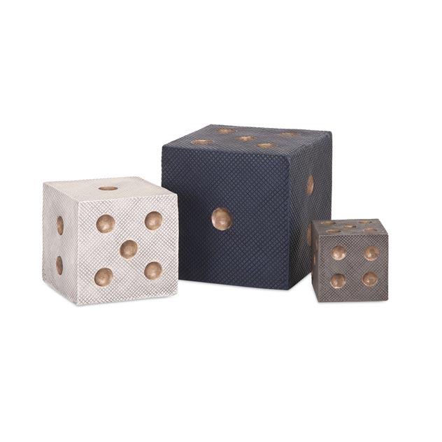 Beth Kushnick Decorative Dice - Set of 3