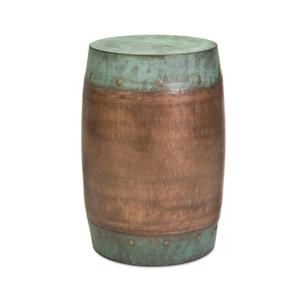 Rania Copper-Plated Stool