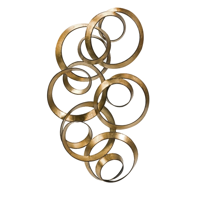 Seretha Gold Leaf Wall Décor