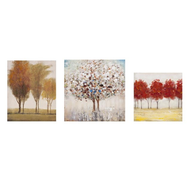 Miniature Tree Gallery Art - Set of 3