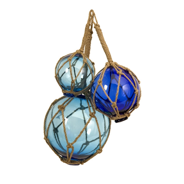 Buoyant Glass Floats - Set of 3