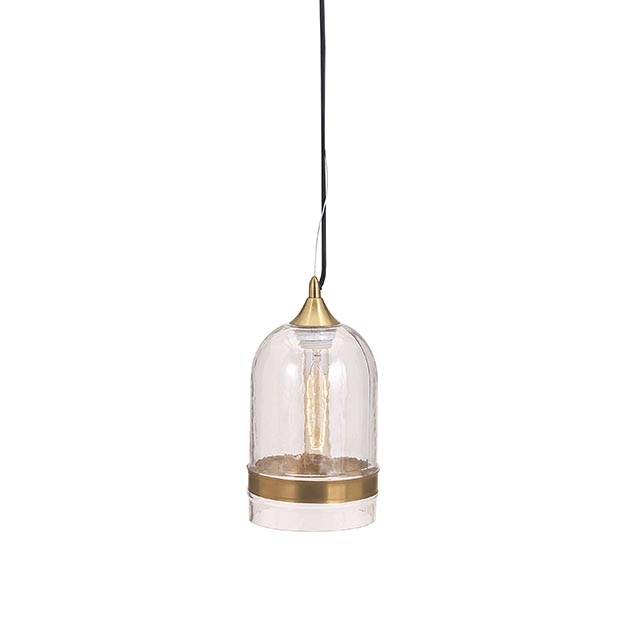 Freya Clear Cylinder Pendant Light