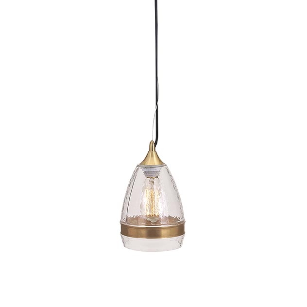 Freya Small Clear Dome Pendant Light
