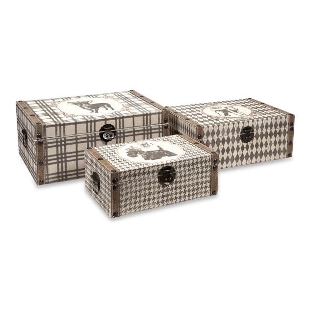 Pet Theme Storage Boxes - Set of 3