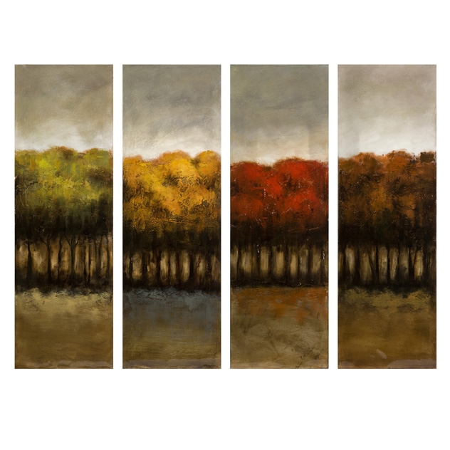 The Four Seasons Four Canvas Oil Painting
