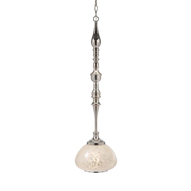 Oceana Large White Capriz Shell Pendant
