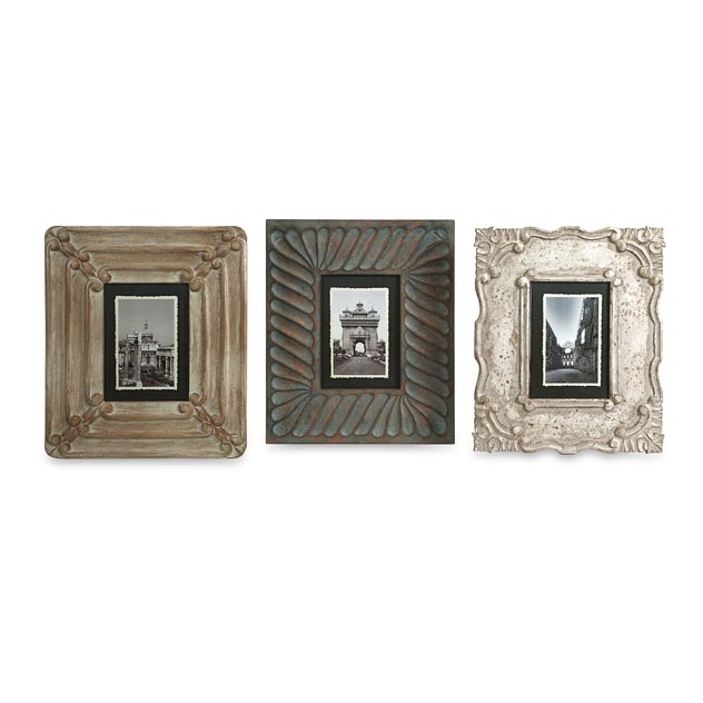 Aiden Hand Carved Frames - Set of 3