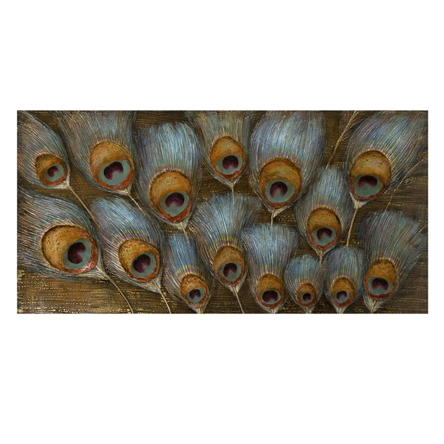 Lady Peacock Oil Painting