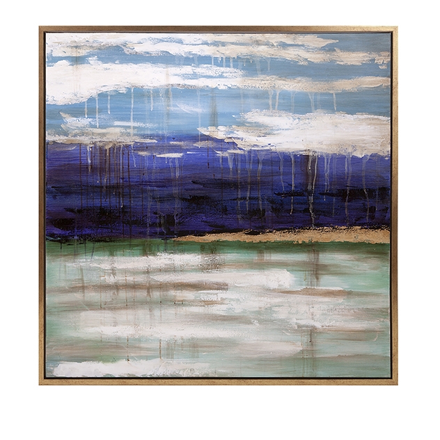 Transcendence Framed Oil Painting