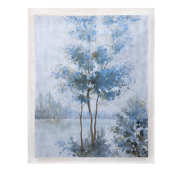 Frost Awakening  Wood Framed Oil Painting