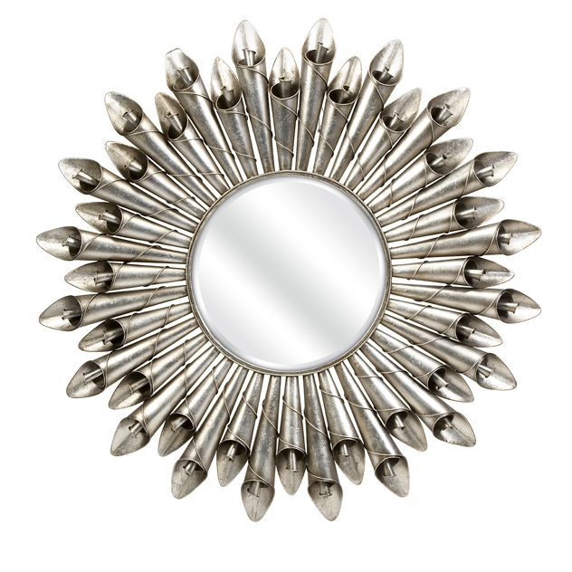 Tropez Twisted Flower Wall Mirror