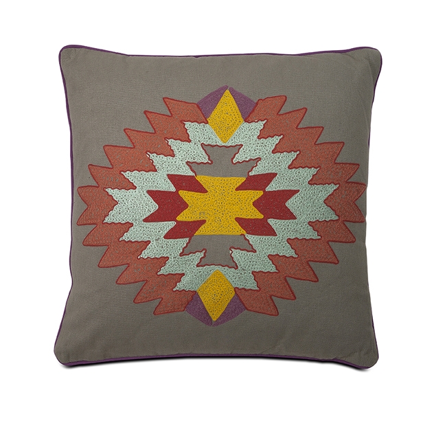 Indian Summer Grey Pillow