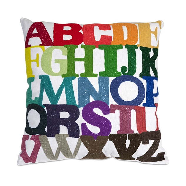 Rainbow ABC Pillow