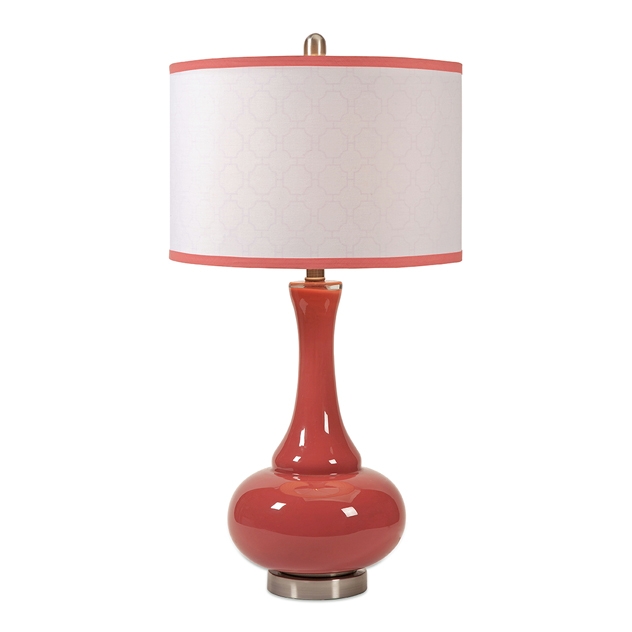 Essentials Melon Sorbet Glass Table Lamp