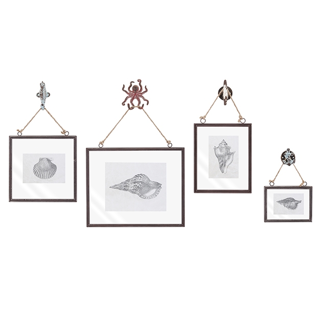 Sea Side Photo Frames - Set of 4