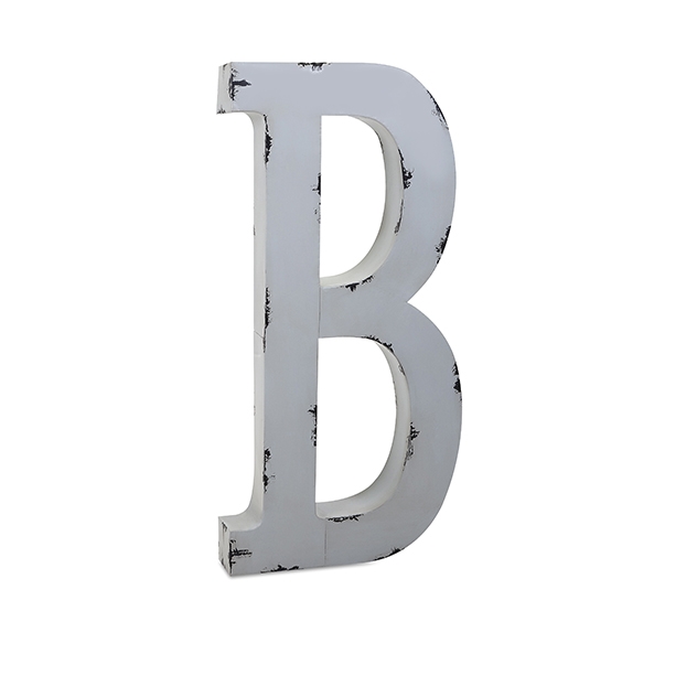 Ella Elaine Oversized Metal Letter B