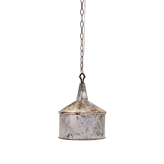 Norman Galvanized Pendant Light