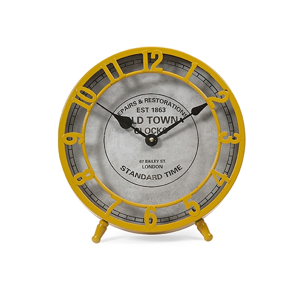 Essentials Mellow Yellow Desk Clock