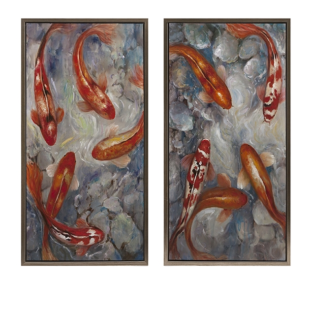 Karita Framed Oil Paintings - Ast 2