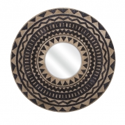 Aztec Embroidered Wall Mirror