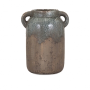 Bardot Large Blue Stone Ceramic Vase