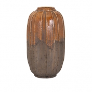 Simone Large Orange Stone Ceramic Vase