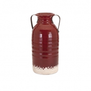 Vermont Small Vase with Metal Handles