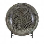 Inka Ceramic Charger and Stand