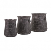 Homestead Metal Pots - Set of 3