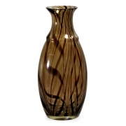 Medium Brown Swirl Vase