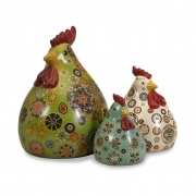 Canvon Chickens - Set of 3