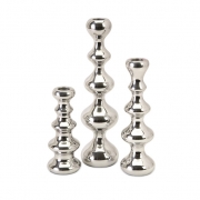 Chesire Aluminum Taper Candleholders - Set of 3