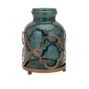 Marla Oversized Quadre Foil Vase